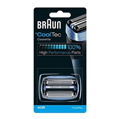 Braun CoolTec 40B Foil & Cutter Replacement Head, Compatible with CoolTec Shaver