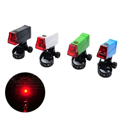 (Green) LED BiKe Taillight Safety Warning Light MTB Taillight Direction Adjustable