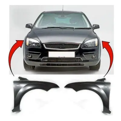 Ford Focus Front Wing Primed Pair Left & Right