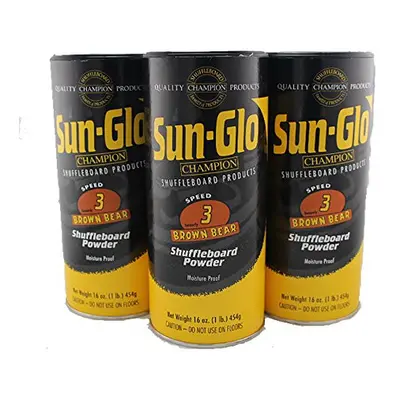 Sun Glo Shuffleboard Wax - Speed #3 / Brown Bear - Pack