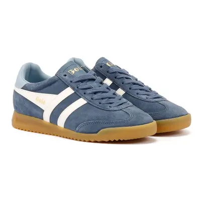 (Blue, (Adults')) Gola Torpedo Suede Women's Moonlight/White Trainers