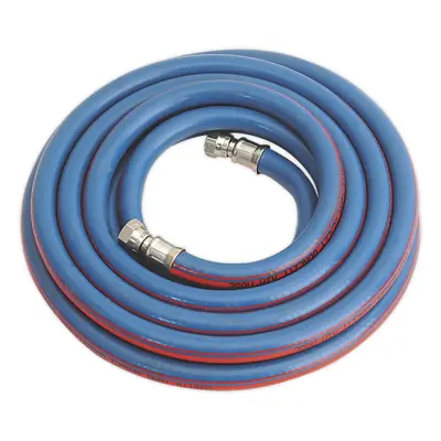 Sealey Extra-Heavy-Duty Air Hose with 1/4"BSP Unions 5m x 10mm AH5R/38