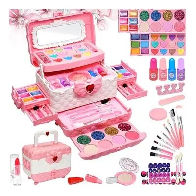 Kids Make Up Toys for Girls - Safe and Washable Kids Makeup Sets for Girls, Real Make Up Set for