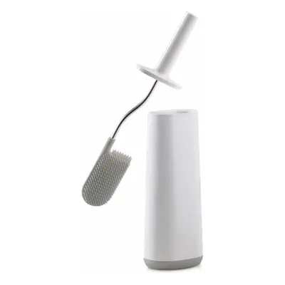 Joseph Joseph Bathroom Flex Smart Toilet Brush with Holder- White/Grey