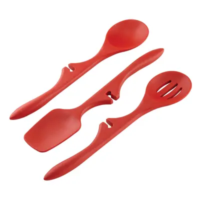 Rachael Ray Silicone Lazy Tools Set Red 3Piece Tools and Gadgets