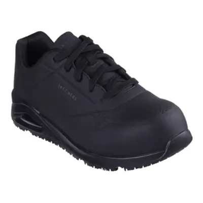 (UK 6, Black) Skechers Work 200177EC/BLK UNO SR - DOLTIN Mens Trainers Black