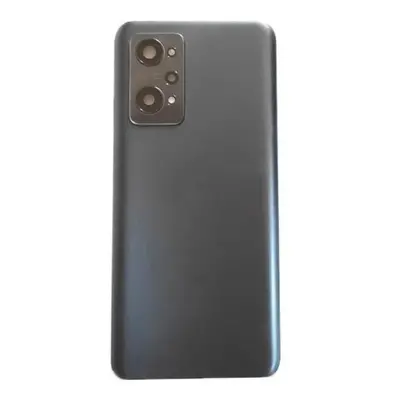 (Black with lens) Back Glass Cover For Realme Gt Neo 2, Battery Cover, Glass Panel, Rear Door Ho