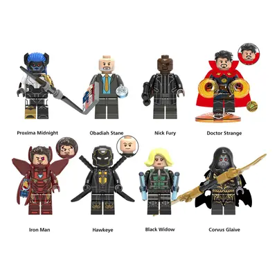 (8PCS-C) 128PCS Marvel Avengers Super Heroes Mini Figures DC Set Fit Lego