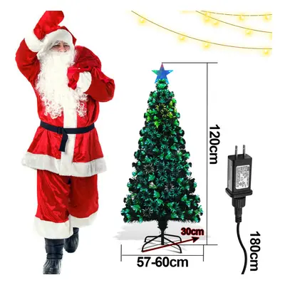 (4ft /120cm) Fibre Optic Christmas Tree,4FT, 5FT and 6FT