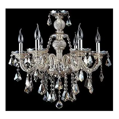 (8 Arms) Genuine K9 Crystal Chandelier Champagne 2, 5, 6, 7, 8,10,12,15, 18, Arms