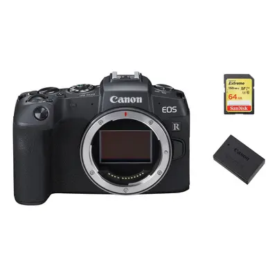 CANON EOS RP Body Black + 64GB SD card + LP-E17 Battery