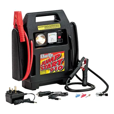 CLARKE JUMP STARTER & AIR COMPRESSOR 12V 900A BATTERY BOOSTER CHARGER JS910