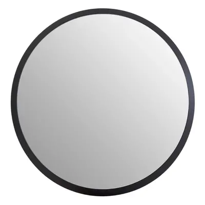 Premier Housewares Athena Discus Medium Black Wall Mirror