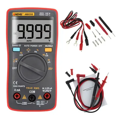 True RMS Wave Output Digital Multimeter AC DC Current Volt Resistance Frequency Capacitance Test