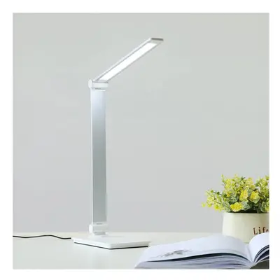 (white) 6W Table Lamp Touch Switch Modes EU Plug Lartern Folding Portable Light