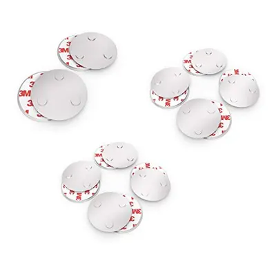 CC50498 Mount Universal Magnetic Smoke Detector Set of 10, Silver, 10er Set Magnethalterung