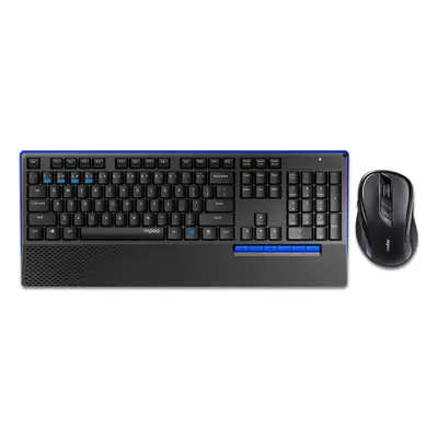 Business Keyboard Mouse Combo Multi-Mode Wireless 110-Key Hand Rest Keyboard Mute Buttons 600-16