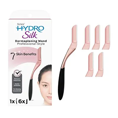 Schick Hydro Silk Dermaplaning Wand for Face with Refill Blades | De