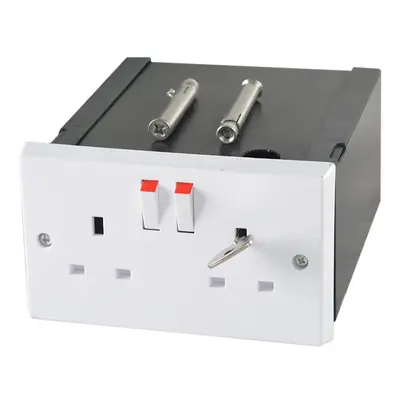 Imitation Double Plug Socket Wall Safe Security Secret Hidden Stash Box