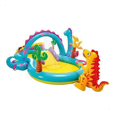 Intex Dinoland Play Center Inflatable Water Play Center, Assorted Model (with and without volcan