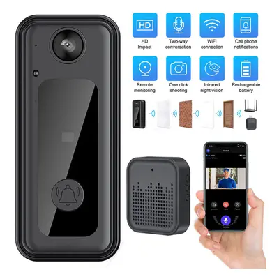 Wireless Video Doorbell Camera Smart WiFi Real-time Intercom Doorbell