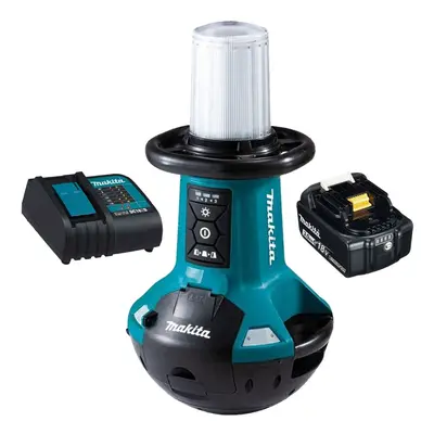 Makita DML810 18v 240v LED Self Balancing Work Site Light + 3AH Battery BL1830