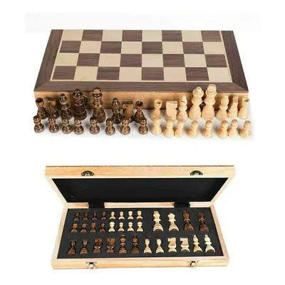 Wooden Chess Set Magnetic Pieces Travel Chess Set For Kids Adults Folding Wooden Chess Set Chess