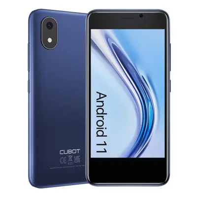 (Blue) Cubot J10 Smartphone 4-Inch Mini Phone 2350mAh 32GB ROM 5MP Rear Camera Google Android Du