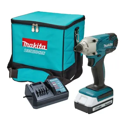 Makita 18v Impact Driver Cordless Lithium Ion + x 1.5ah G-Series + Carry Bag