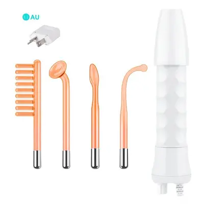 (as the picture, AU plug) High Frequency Facial Machine Wrinkle Removal Acne Tool Skin Beauty Sp