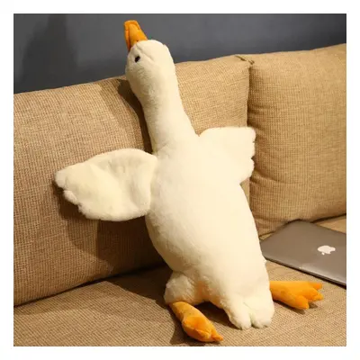 (white, 190cm) 50-190cm Cute Big White Goose Plush Toy Kawaii Huge Duck Sleep Pillow Cushion Sof