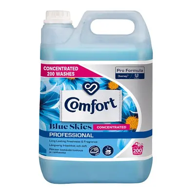 Comfort Professional Formula Blue Skies Concentrated Fabric Softener 5L (Case of 2)