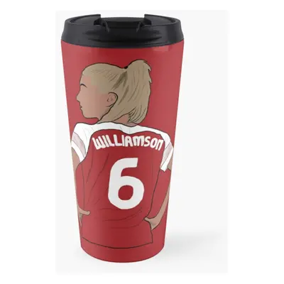 Coffee Mug Leah Williamson Arsenal Ladies and England oz Stainless Steel Vacuum Insulated Tumble