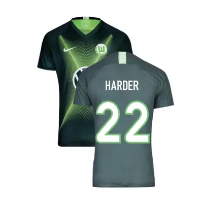 (XL) VFL Wolfsburg Home Nike Football Shirt (Harder 22)