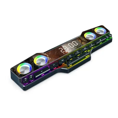 Colorful LED Bluetooth Speaker Home Radio Game Computer Audio Colorful Light