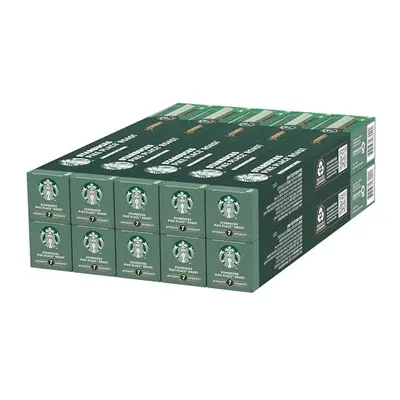 STARBUCKS Pike Place Roast by Nespresso, Medium Roast, Coffee Capsules x (100 Capsules)