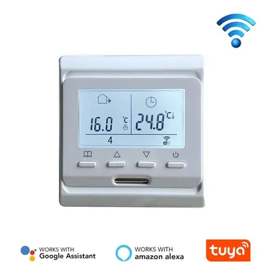 (Electric Heating) Wifi Intelligence Floor Heating Thermostat 220v Lcd Screen Programmable Tempe