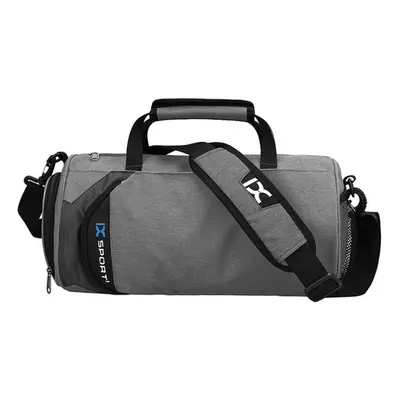 (dark grey, big) Men Gym Bags For Fitness Training Outdoor Travel Sport Bag Multifunction Dry We