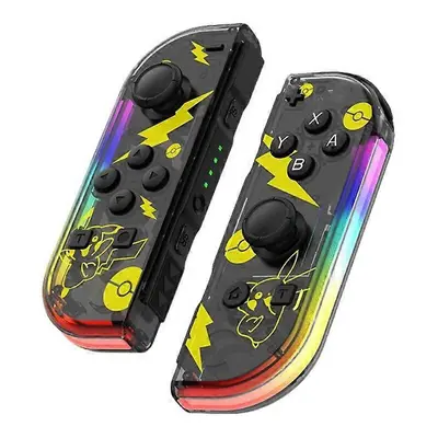 Controllers for Nintendo Switch, Replacement for Switch Controller with RGB LED, Adjustable Turb