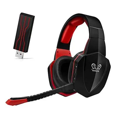 Wireless Gaming Headset for PS5 PS4 Nintendo Switch PC Laptop, Wireless Headset Over Ear 2.4GHz 