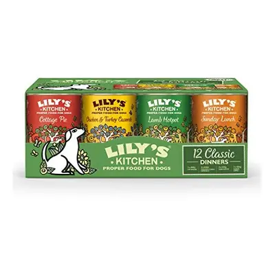 Lily's Kitchen Classic Dinner Multipack Wet Dog Food (12 x 400g)