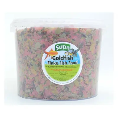 Supa Coldwater Goldfish Aquarium Pond Fish Flake Food Litre