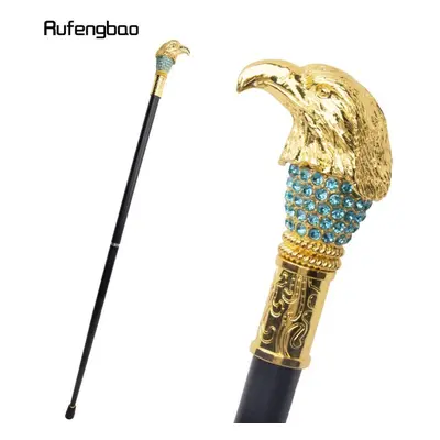 (as the picture) Golden Green Eagle Head Fashion Walking Stick Decorative Stick Cospaly Vintage 