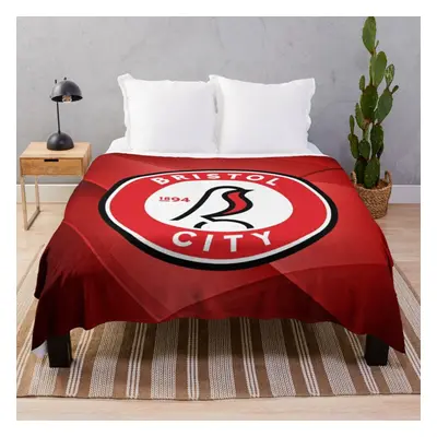 Fleece Throw Blanket Bristol FC Home for Sofa Couch Kids x Inches