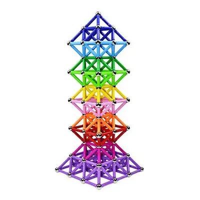 204 Pcs Magnetic Building Sticks Blocks Toys, Magnet Educational Toys Magnetic Blocks Sticks Sta