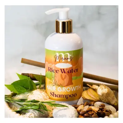 (Rice Water Shampoo) Sulfate-Free Hair Cleanser | Rice Water, Rosemary, Biotin, & Caffeine