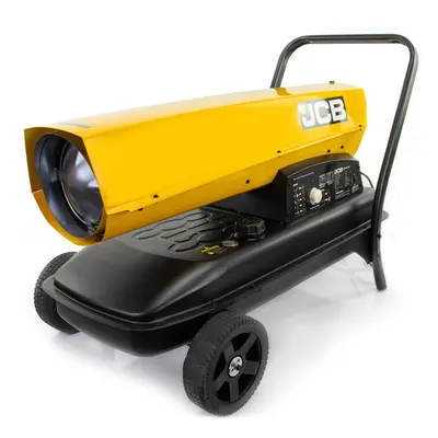 JCB 215,000BTU / 63kW Diesel Space Heater 1300mÂ³ Coverage, Diesel or Kerosene, Thermostat : JCB