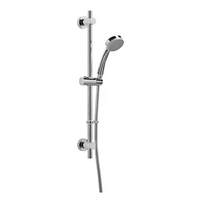 Presion Pressure Boost Function Shower Set Chrome Includes Hose, Riser Rail and Shower handset