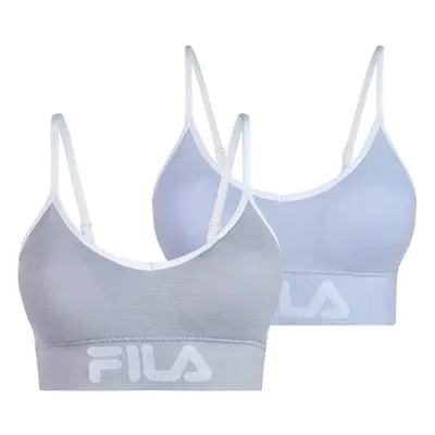 Fila Women's 2-Pack Classic Logo Cotton Cami Low Impact Sports Bra