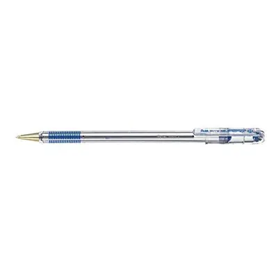 Pentel Superb Ball Pen Medium 1.0mm Tip 0.5mm Line Blue Ref BK77M-C [Pack of 12]